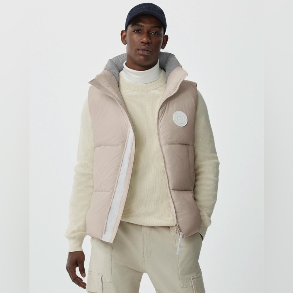 Canada Goose Everett Vest pastels lucent rose 2614MB1 large $650